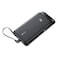 Anker USB PD Port Power Bank with Built in Type C Cable, Black, 10000mAh