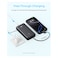 Anker USB PD Port Power Bank with Built in Type C Cable, Black, 20000mAh