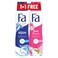 Fa Pink Passion Roll On, Pink Rose, 150ml + Fa Aqua Roll On, Aquatic Fresh, 150ml