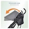 Harmony Aspire Deluxe Umbrella Fold Stroller, Black, Lightweight Compact Travel Stroller