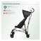 Harmony Litewave with Canopy Umbrella Pushchair, Black, Lightweight Compact Baby Stroller