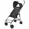 Harmony Litewave with Canopy Umbrella Pushchair, Black, Lightweight Compact Baby Stroller