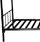 INFINI HOMES Steel Metal Bunk Bed with Ladder (Double, Black, 190 X 90 X 175 CM)