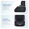 Harmony Dreamtime Deluxe Comfort Booster Seat Forward-Facing, Black/Grey, Group 2/3