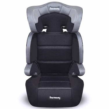 Harmony Dreamtime Deluxe Comfort Booster Seat Forward-Facing, Black/Grey, Group 2/3