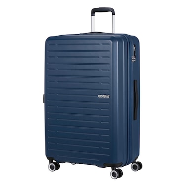 American Tourister Aerojoy Luggage Hard Trolley, Dark Blue, 80 cm