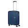 أمريكان توريستر إيروجوي حقيبة سفر أمريكية  ذات عجلات صلبة، لون أزرق داكن، 55 سم