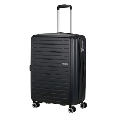 أمريكان توريستر إيروجوي حقيبة سفر أمريكية  ذات عجلات صلبة، سوداء، 66 سم