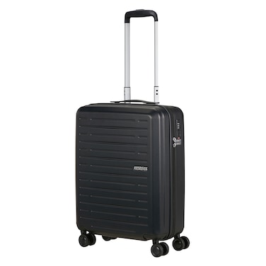 أمريكان توريستر إيروجوي حقيبة سفر أمريكية  ذات عجلات صلبة، سوداء، 55 سم