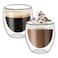 2 Pcs Double Wall Glass, 250ml