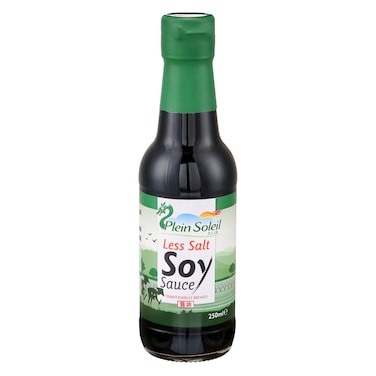 Plein Soleil Less Salt Soy Sauce, 250ml