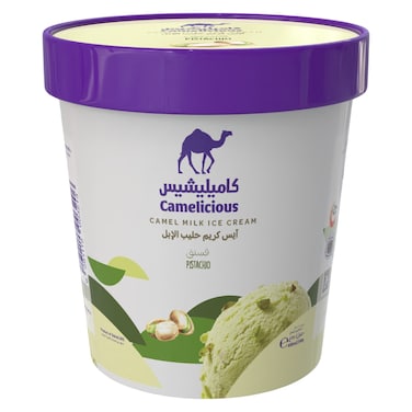 Camelicious Pistachio Camel Milk Ice Cream, 400ml