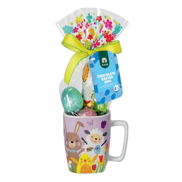 M Food Easter Chocolate Mug Gift Set, 95g, Purple