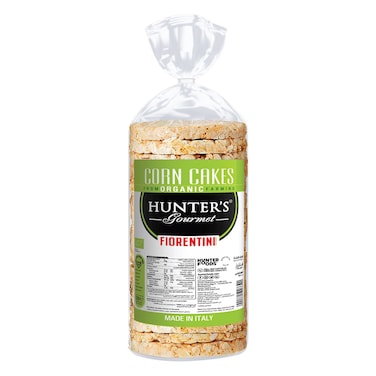Hunters Gourmet Fiorentini Organic Corn Cakes, 120g