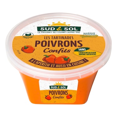 Sud &amp; Sol Roasted Pepper Spread, 150g