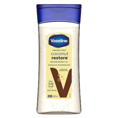 Vaseline Intensive Care Coconut Restore Body Gel Oil, 200ml