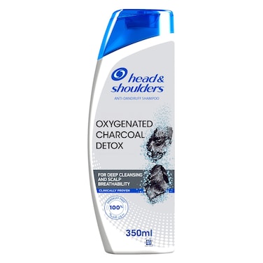 Head &amp; Shoulders Oxygenated Charcoal Detox Anti-Dandruff Shampoo, 350ml