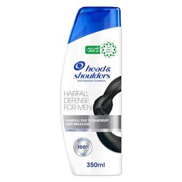 Head &amp; Shoulders Hair Fall Defense Anti-Dandruff Shampoo for Men, 350ml