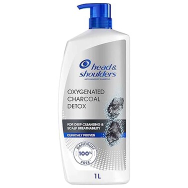 Head and Shoulders Oxygenated Charcoal Detox Anti-Dandruff Shampoo, 1000ml