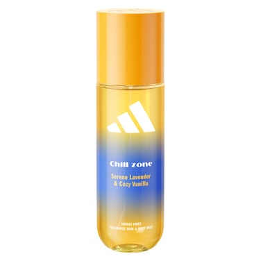 Adidas Vibes Chill Zone Fragrance Hair and Body Mist, Serene Lavender and Cozy Vanilla, 236ml