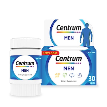 Centrum Men Multivitamin Dietary Supplement, 30 Tablets
