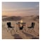 Porodo Portable Foldable Camping Table, Black
