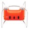 Porodo Lifestyle Foldable Dual Burner Camping Gas Stove, Orange, 261x203x114mm