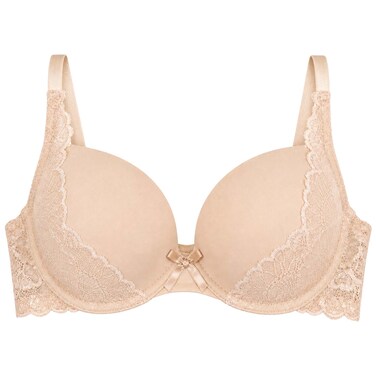 Lace Push-Up Bra, Skin, HM-TLF001, Size 36A