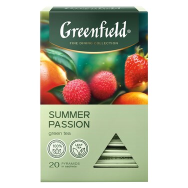 Greenfield Summer Passion Green Tea, 36g