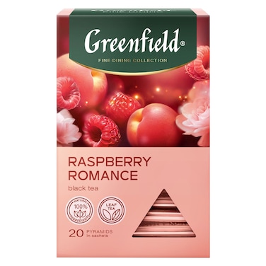 Greenfield Raspberry Romance Black Tea, 36g