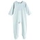 Tex Baby Cotton Printed Footed Romper, Aqua, 12 Months, I274043