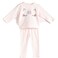 Tex Baby Organic Cotton Long Sleeve Pajama Set, Pink, 12 Months
