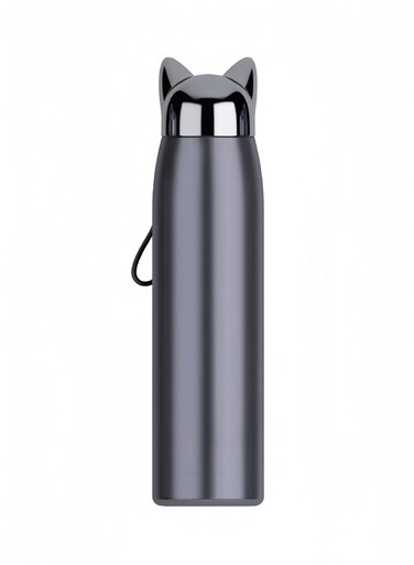 320ml 11oz Wall Hot Water Bottle Stainless Steel Vacuum Flasks,Cute Cats Ear Lid Tumbler Thermal Coffee Tea Travel Mug