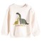 Tex Baby Soft Fabric Printed Sweater Off White, 9 Months