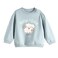 Tex Baby Soft Fabric Printed Sweater Turquoise, 12 Months