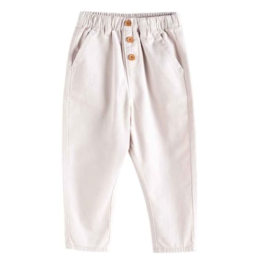Tex Baby Cotton Twill Trouser Ecru, 18 Months