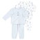 Tex Baby Organic Cotton Printed Pajama Set, Sky Blue,4 Years, I990249