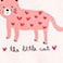 Tex Baby Organic Cotton Printed Pajama Set, Pink,4 Years, I990249