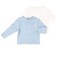 Tex Baby Organic Cotton Ribbed T-Shirt, Blue,  6 Months, I274069