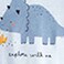 Tex Baby Organic Cotton Pajama Set, Sky Blue, 23 Months