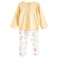 Tex Baby Organic Cotton Pajama Set, Yellow, 12 Months