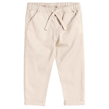 Tex Baby Cotton Twill Trouser Ecru 2, 6 Months