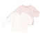 Tex Baby Organic Cotton Ribbed T-Shirt, Off White,  12 Months, I274069