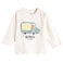 Tex Baby Graphic Long Sleeve T-Shirt, Off White, 4 Years, I274220