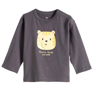 Tex Baby Graphic Long Sleeve T-Shirt Dark Grey, 36 Months