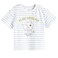 Tex Baby Striped Graphic T-Shirt Blue, 9 Months