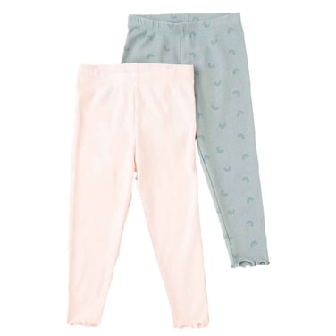 Tex Baby Organic Cotton Ribbed Leggings, Pink,  36 Months, I274070