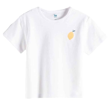 Tex Baby Graphic T-Shirt White ,12 Months