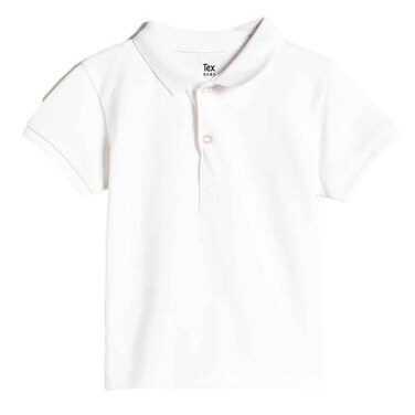 Tex Baby Polo T-Shirt White 1, 36 Months