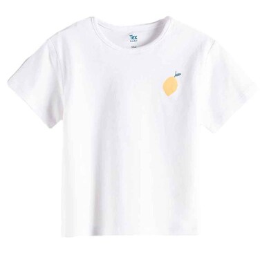 Tex Baby Graphic T-Shirt White, 9 Months